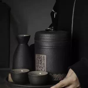 사케잔도쿠리세트 사케 중탕기 컵 일본식워머 워머 술잔