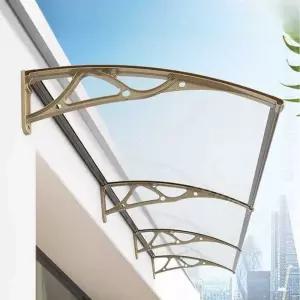 아크릴처마 비가림 차양막 고정어닝 빗물 막이 가림막