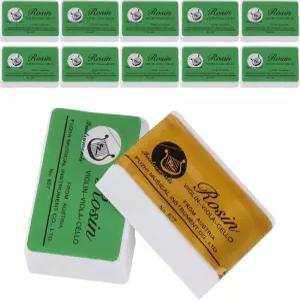 바이올린 비올라 첼로 활을 위한 로진 10팩 저먼지 천연