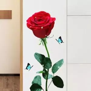 꽃 BB13HN62 포인트벽지 장미꽃 거실 스티커 벽지