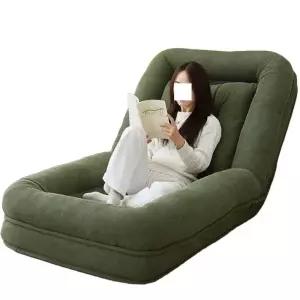 쇼파 쿠션 1인 안락의자 벨벳 좌식리클라이너 수동 패브릭