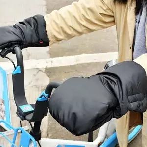 겨울 유모차 장갑 두꺼운 방수 손잡이 유모차 핸드머프 방한 자전거 킥보드 토시 용품 활동 야외 안감 보온