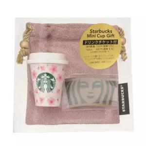 [정품] 일본 스타벅스 한정 미니컵 피규어 사쿠라