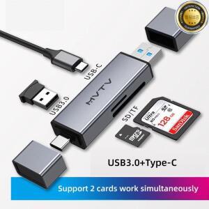 카드 판독기 USB3.0 및 C-SD MicroSD TF Thunderbolt 3 for PC 노트북 액세서리 스마트 메모리 어댑터