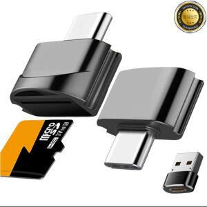 USB C-마이크로 SD TF 카드 리더기 유형 OTG 스마트 메모리 어댑터 Samsuan용 iPad Pro용 Mac과 호환 가능