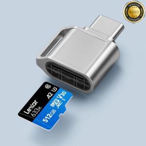 OTG 어댑터 USB C타입 카드 리더 맥북 노트북 스마트폰용 3.1 TF 마이크로 SD SDXC 메모리