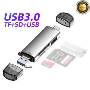2in 1 USB 3.0 & C 카드 리더기 마이크로 TF SD 어댑터 메모리 노트북 액세서리용