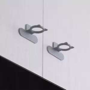 화장실손잡이 실리콘 예쁜 고양이 변기손잡이 부착식 변기커버 시트