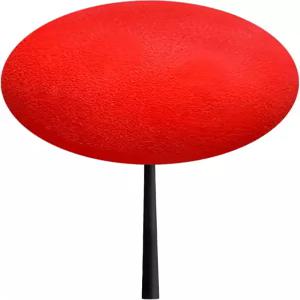 해피볼 플레인 레드 EVA 폼 자동차 안테나 볼/안테나 토퍼 - 얇은 스타일 안테나(직경 1.75인치)에