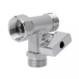 업소 화장실 수도배관 연결 황동 T밸브 수도밸브 비데T밸브 세면대배관 T벨브 티벨브 티밸브