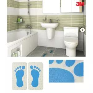 욕실 화장실 바닥 발모양 논슬립 스티커 논슬립용품 미끄럼방지용품 욕실논슬립 미끄럼방지테이지