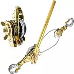 야토인토 6.56피트 강철 케이블과 2개의 후크가 장착된 윈치 1톤 헤비 듀티를 따라오며 자동차 팅 및 건설