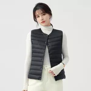 여성 초경량 조끼 따뜻한착용 겨울 방한보온 패딩조끼 FDU9+1SWa