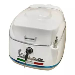 수납 탑박스 박스 리어백 민트그린 트렁크 화이트