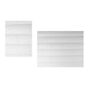 폼블럭 10M 홈카페 거실 벽돌무늬 단열재 쿠션벽돌 폼타일 인테리어시트지 단열시트지 폼브릭