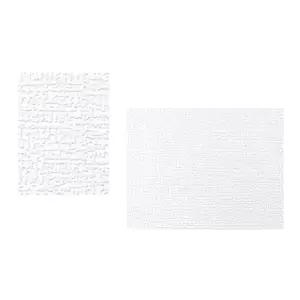 50cm 실크벽지 2.5m 타탄 화이트 외풍벽지 인테리어벽지 곰팡이방지 단열시트지 단열벽지