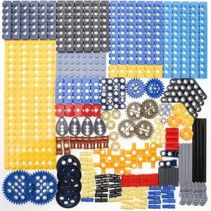 Zylopa 184PCS 테크니컬-기어핀 세트 주요 브랜드 테크니컬-부품 트암-액슬-커넥터 Moc 장난감 빌딩 블록