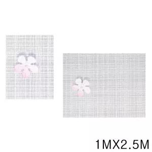 단열벽지 1mX2.5m 타탄 입체꽃 그레이 단열벽지시공 벽인테리어 보온단열벽지 곰팡이벽지