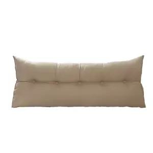 빅쿠션 패브릭 침대헤드150 대형베개 베개 탈부착 등받이