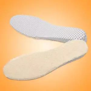 기능성깔창 겨울 보온 방한 양털 키높이 털 라텍스 깔창 3cm