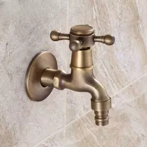 수도꼭지 북유럽 세면대 엔틱 황동 인테리어 욕실 수전