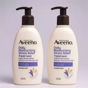 [웰빙창고] 아비노 바디워시 스트레스 릴리프 라벤더향 532ml x 2개