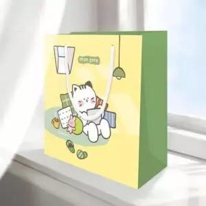 [문구/오피스] 쇼핑용 캐릭터 종이가방 손잡이형 쇼핑백 가방