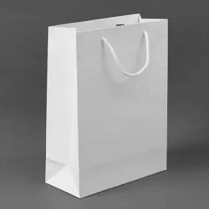 [문구] 쇼핑용 손잡이백 화이트 의류 가게 쇼핑백