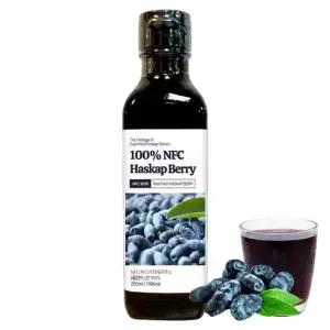 100% NFC 하스카프 베리 250mlx1병 하스카프베리 원액 착즙 주스 즙 폴란드산