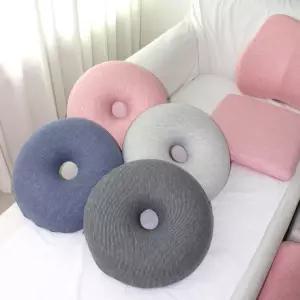 한일 고밀도 메모리폼 도넛방석 두꺼운 사계절 치질 산모 임산부 사무실 원형 의자 차량 방석 40X40