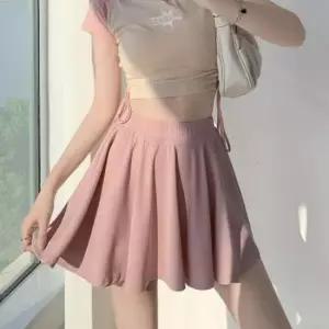 [의류] 여성 밴딩 속바지 A라인 플리츠 스커트 미니스커트
