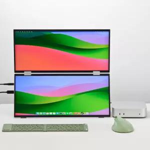 서브모니터 이동식 노트북 보조 화면 듀얼 미러링