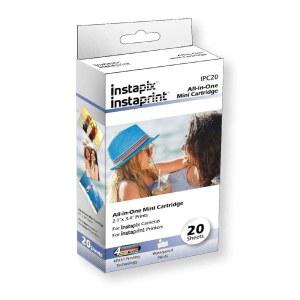 MINOLTA INSTAPRINT 15.2X10.2CM(6X4인치) 색상) 호환, 코닥 4PASS 연결(원 컬러 20장 2팩, 카메라 프린트 및 총 블루투스 프린트, 카트리지 인스턴트 INSTAPIX 2X3 카메라와