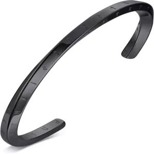 남성용 VNOX 바이킹 커프 팔찌 - 썬더 해머 노르웨이 신화 전사 심볼 뱅글 부적 탈리스만 주얼리