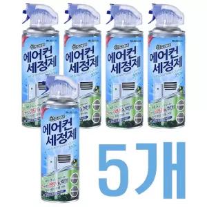 산도깨비 에어컨세정제 스프레이 330ml, 5개