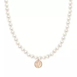 클라베드제이 14K골드 4mm 담수진주비드 코인 목걸이 코스트코 두레샵2603