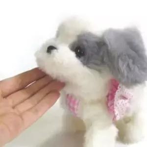 귀여운 미니 강아지 어린이 동물 인형 놀이 장난감