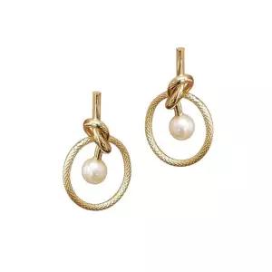 모스트12 진주 노트형 14K 골드 귀걸이 코스트코 두레샵2603