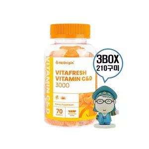 엔젯오리진 비타민C D 3000 210구미 면역 항산화 구미