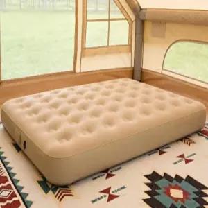 인플레이터블 에어매트 텐트 자동 캠핑 플로어 깔기 더블
