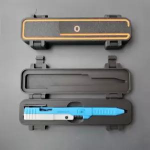 전술 슬라이드 액션 볼펜 EDC 기계식 펜 디자인 소품 선물용 메탈 필기구 케이스포함