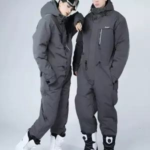 남성 스키복 따뜻한 스노우 방수 보드복 세트 아웃도어