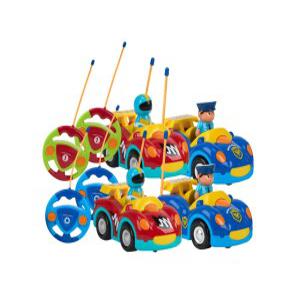 [캐스B]플레이 무선조종차4개세트(1106set) (무선조종경찰차 2개+무선