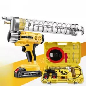 자동 구리스 주입기 전동 충전식 리튬배터리 24V 그리스건 충전식 중장비