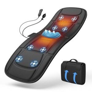 온열 완전 등 요추 견인 컴 릴랙스 진동 마사지 매트 노인용 의자 패드 사무실 근무자 3단계 2단계 가정 내 피로