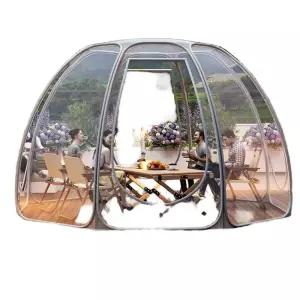 소형 투명천막 돔하우스 몽골 비닐 방수 투명돔 감성