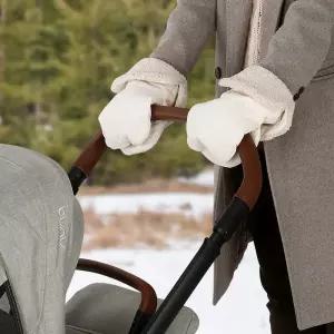 방한손잡이웨건핸들 롱핸드머프 유모차장갑 핸드워머 안전바커버 육아필수템 웨건핸들
