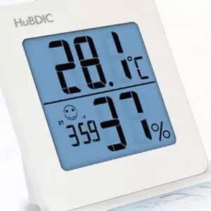 시계온습도계 가정거실 휴비딕 탄탄한소재 시계 온습 계 HT-1 화 트 공간활용