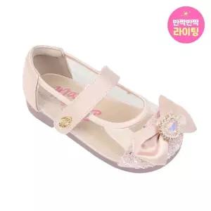 베이비브레스 크리스탈 플랫 클리어핑크 BBKCG1TSCF11CPK