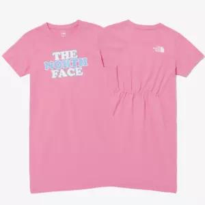 [매장판] 노스페이스 키즈 여아 원피스 엘리슨 아동 데일리 코디 핑크 NT7Z